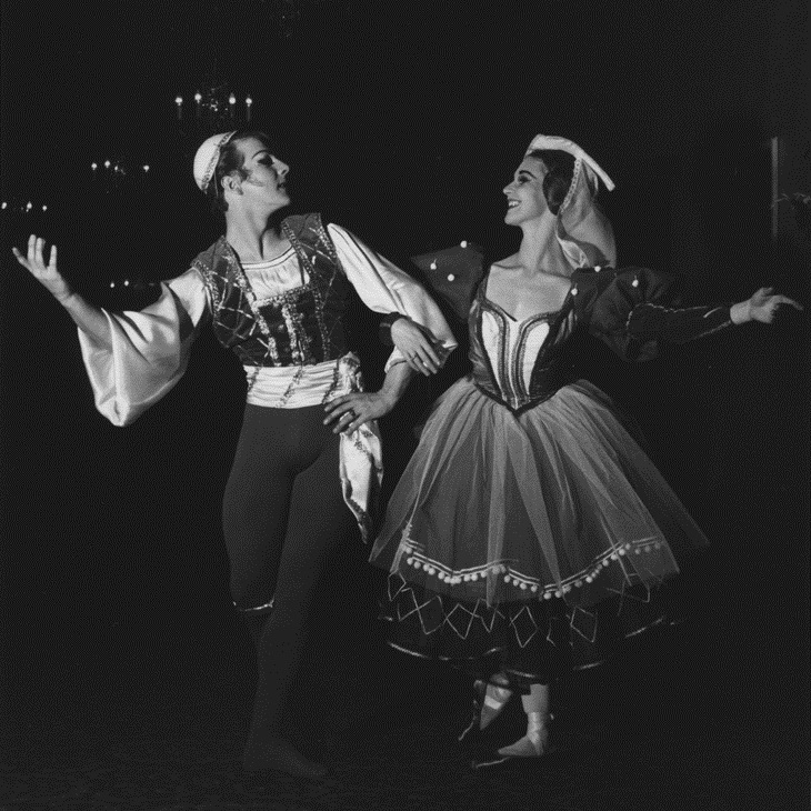 Karl Welander and Kathleen Geldard in Swan Lake, 1962
